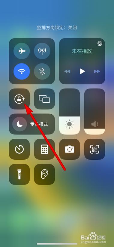 苹果屏幕旋转关闭图标