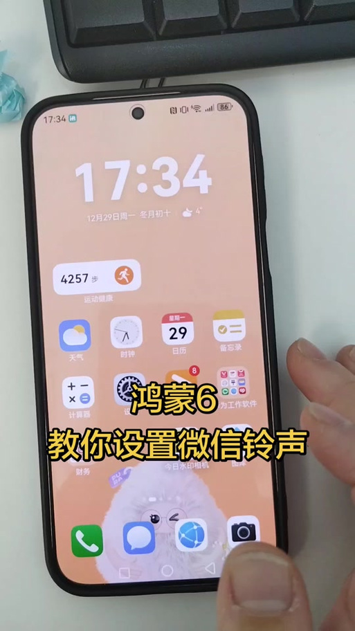 新版微信设置了铃声怎么没有图标