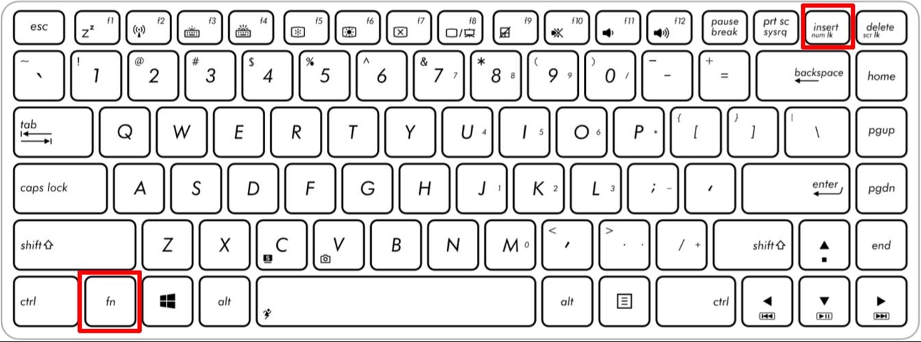 关闭键盘数字功能