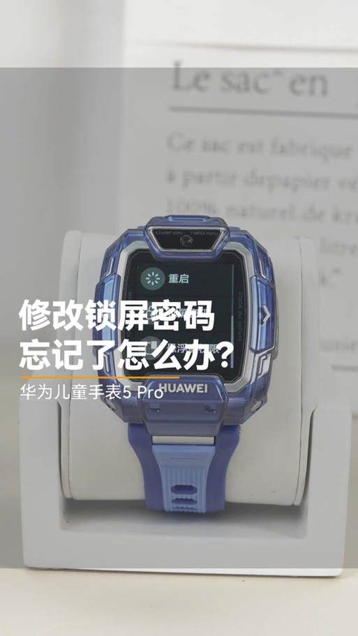 华为儿童手表3pro高级设置密码图标