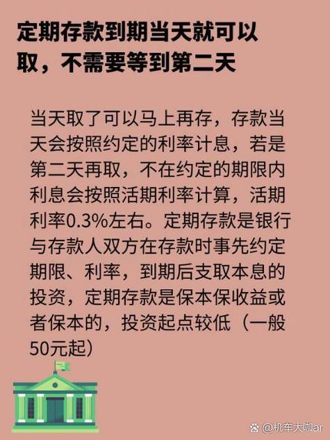 存款到期了晚一天去可以吗图标