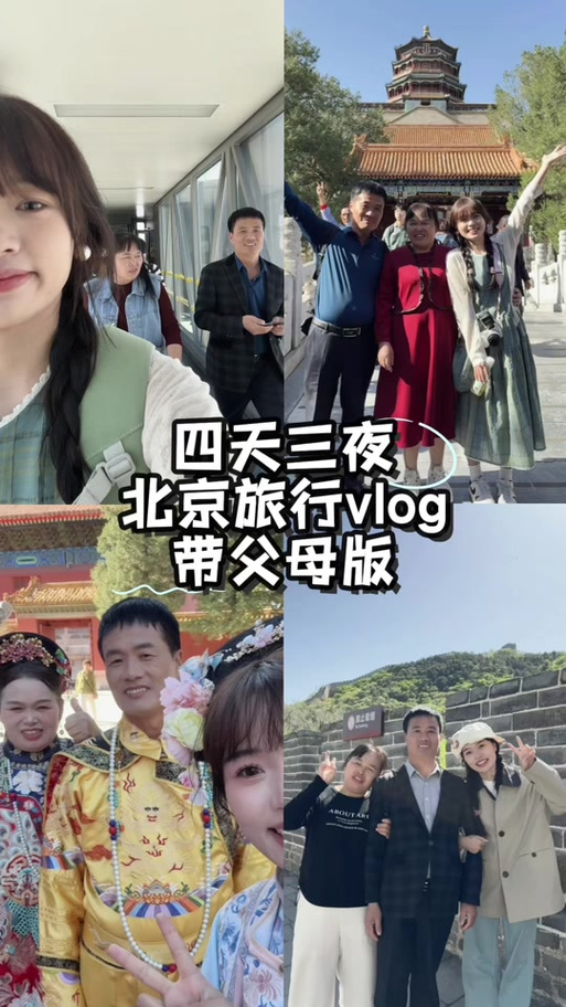 小城与父母去北京旅游图标