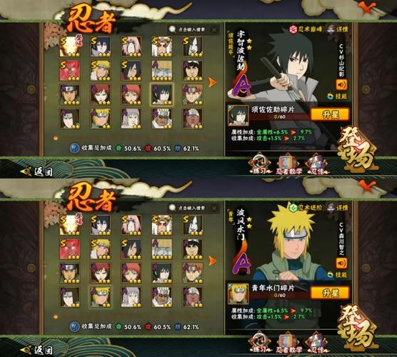 忍村大战全英雄介绍无限时间版